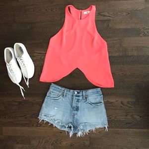 NWOT bright pink tank top for sale!